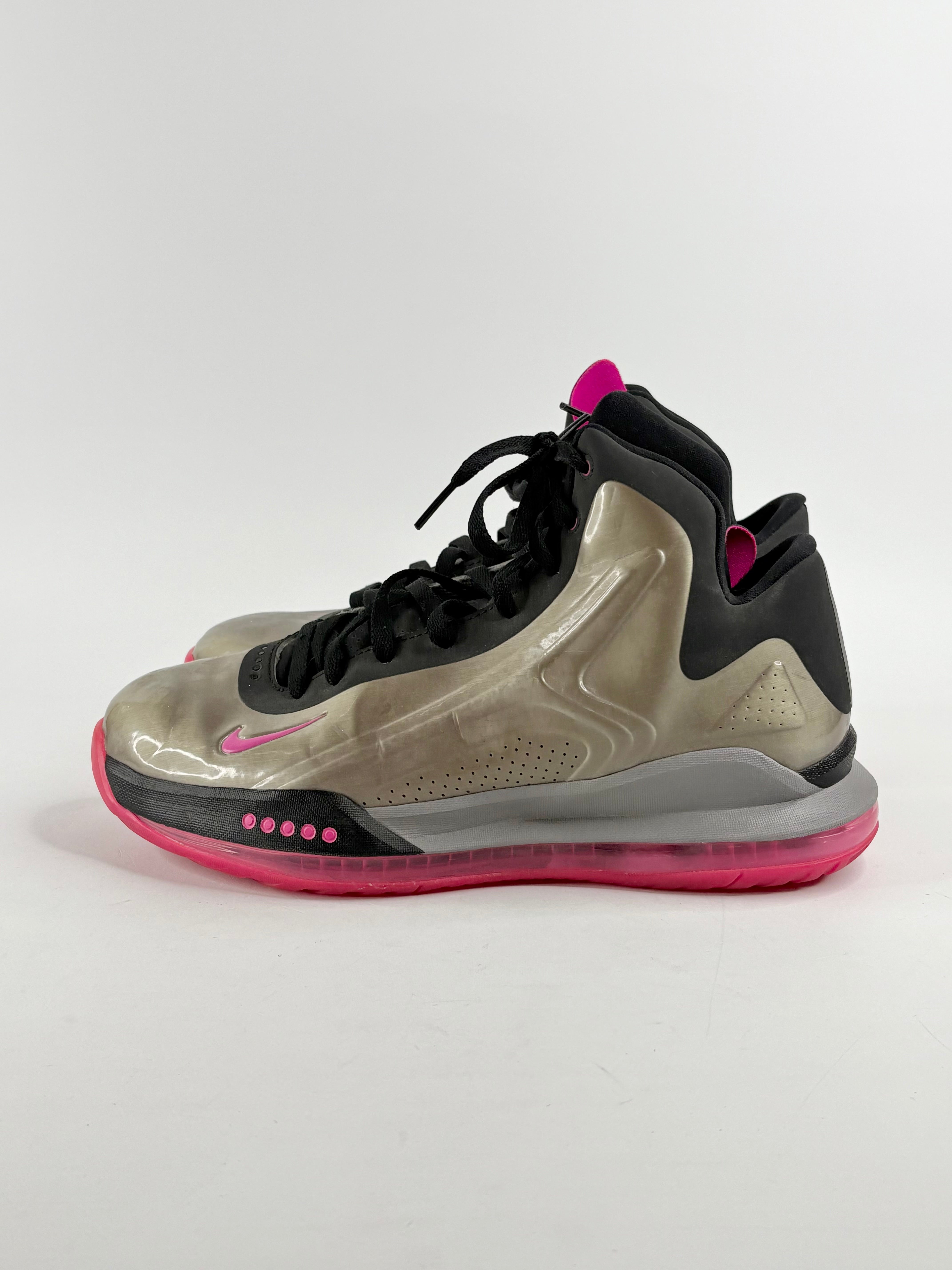 Nike Hyperflight Max Metallic Pewter/Pink Foil-Black Sneakers - EU44