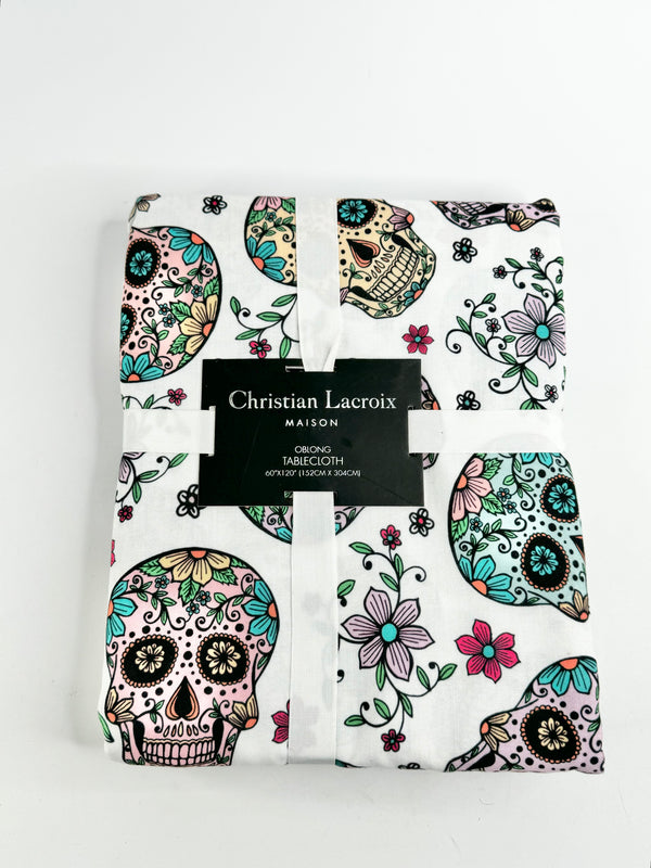 Christian Lacroix Dia de los Muertos Tablecloth NWT