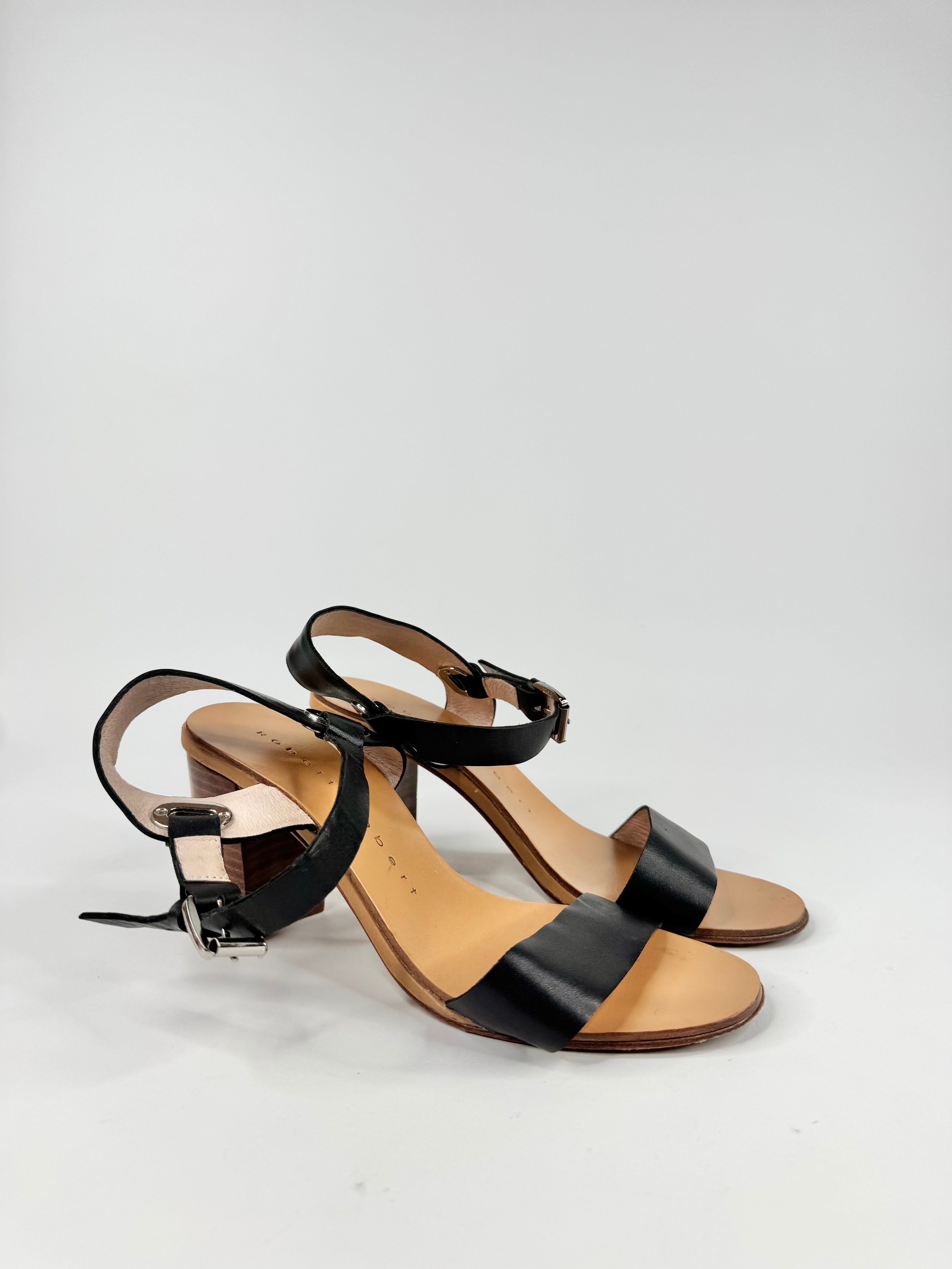 Robert Robert Black Minimalist Heels - EU37