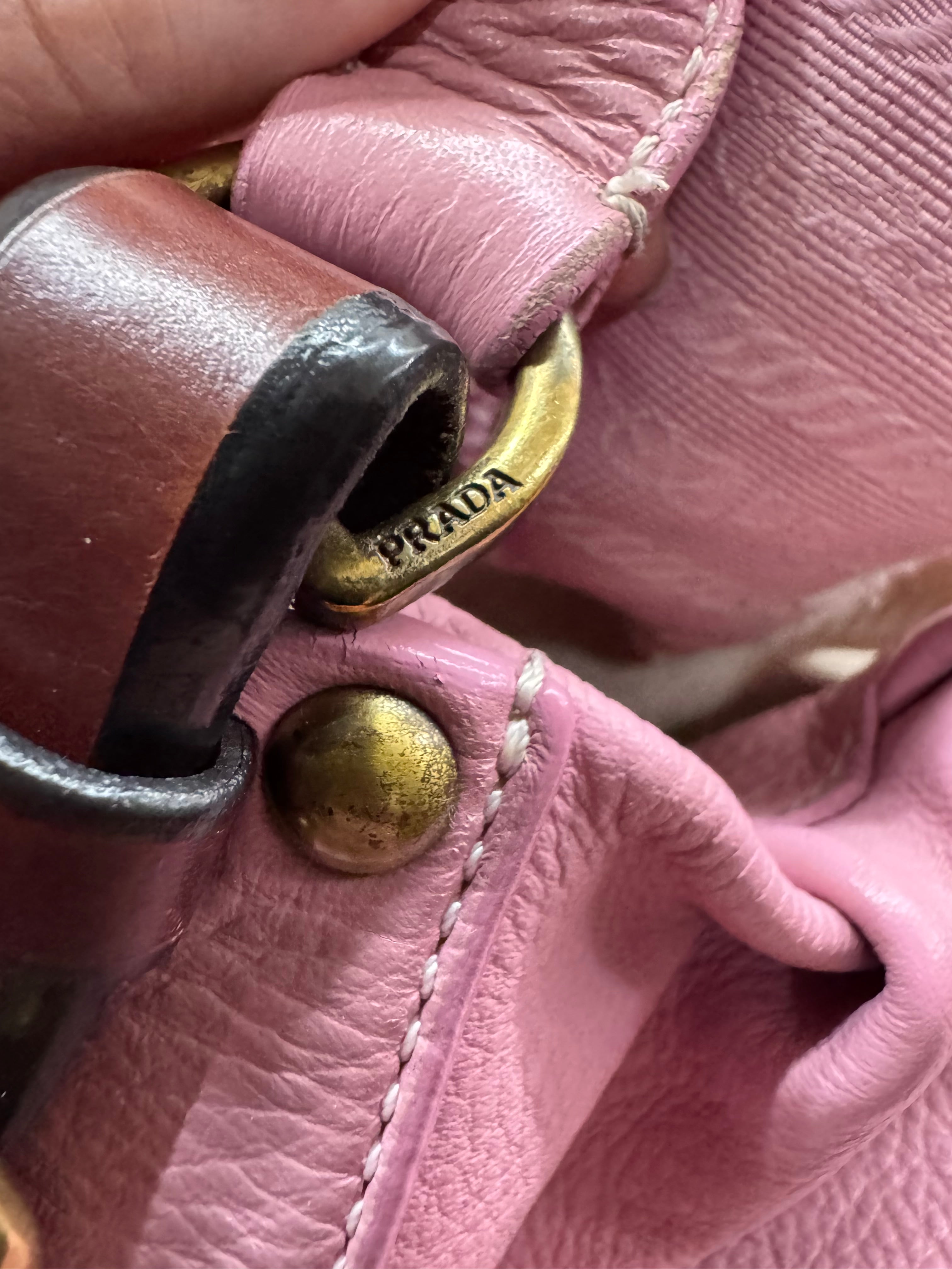 Prada Blossom Pink Hobo Bag