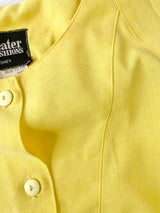 Vintage Neater Fashions Canary Yellow Blouse - AU16