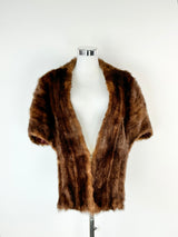 Vintage Brown Fur Stole