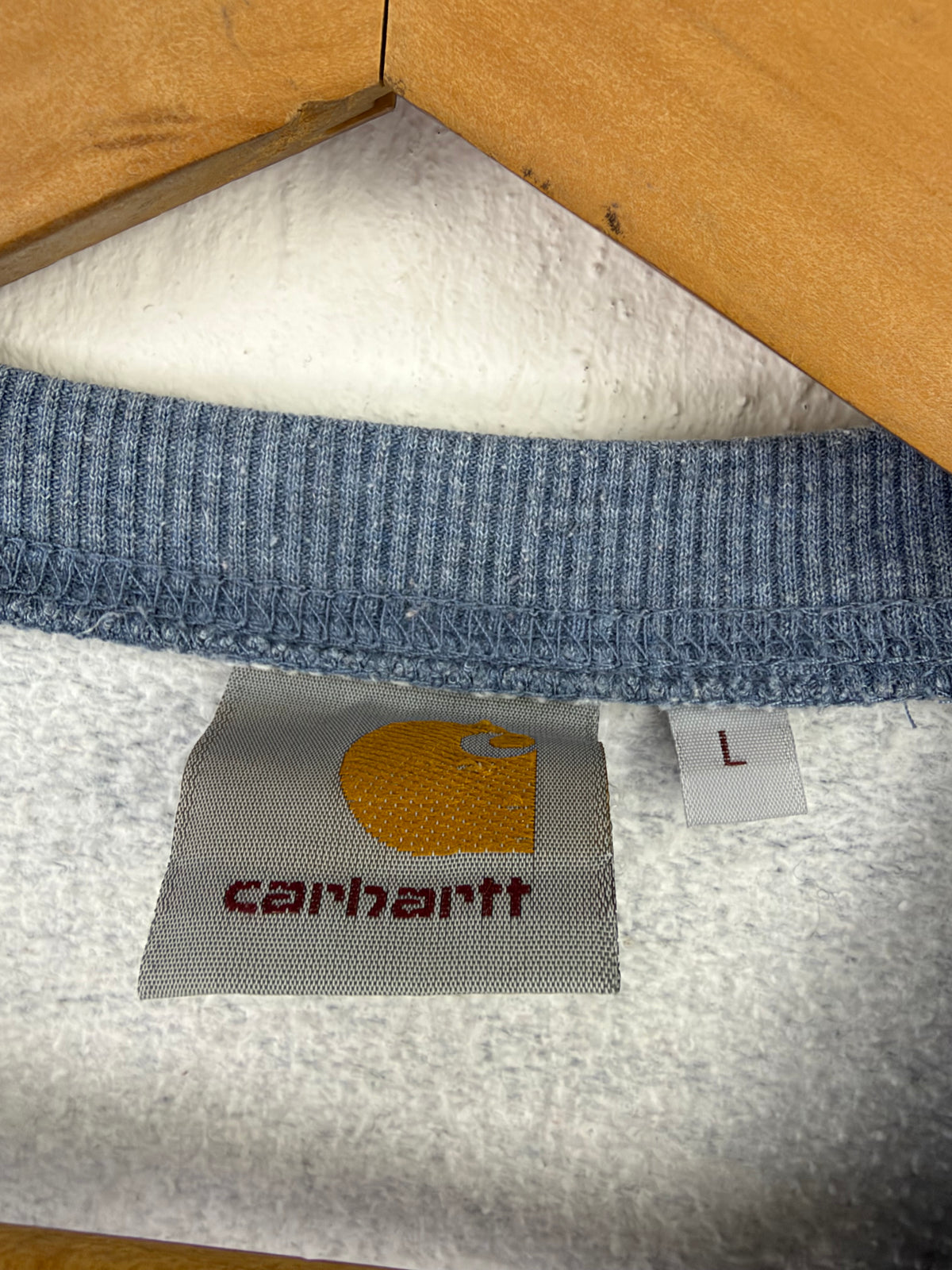Carhartt Dusty Blue 'Holbrook' Crewneck Sweatshirt - L