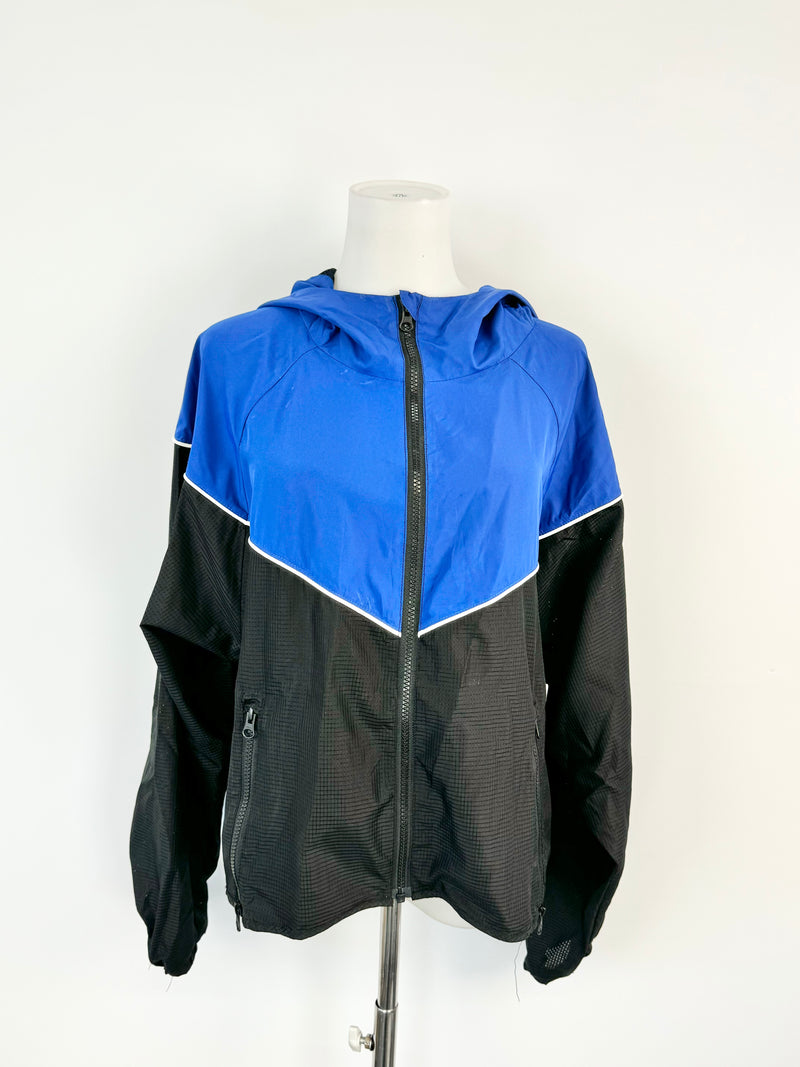 Ivy Park Blue & Black Contrast Windbreaker - AU6