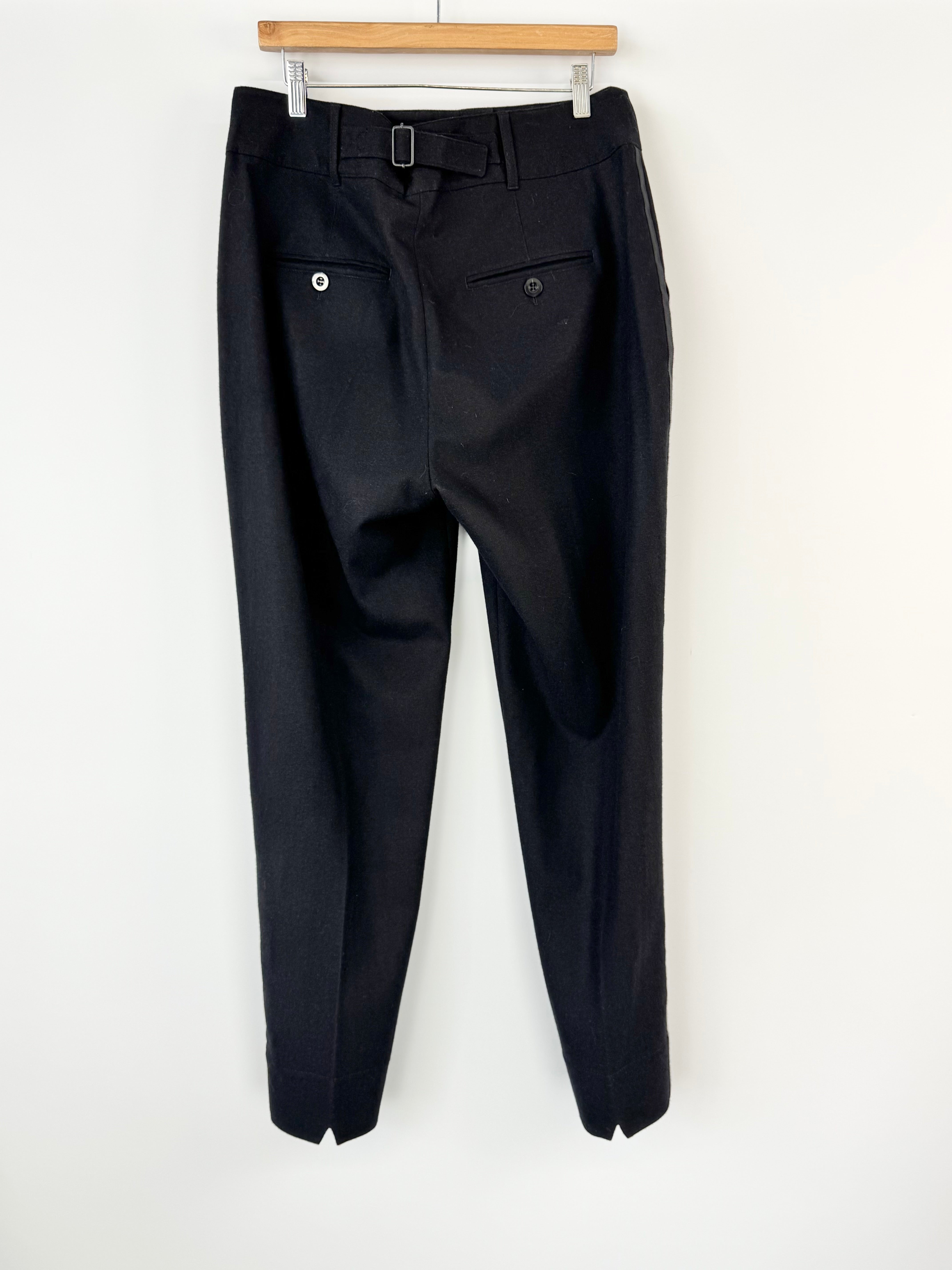 Me + Em Black Tuxedo Style Slacks - AU10