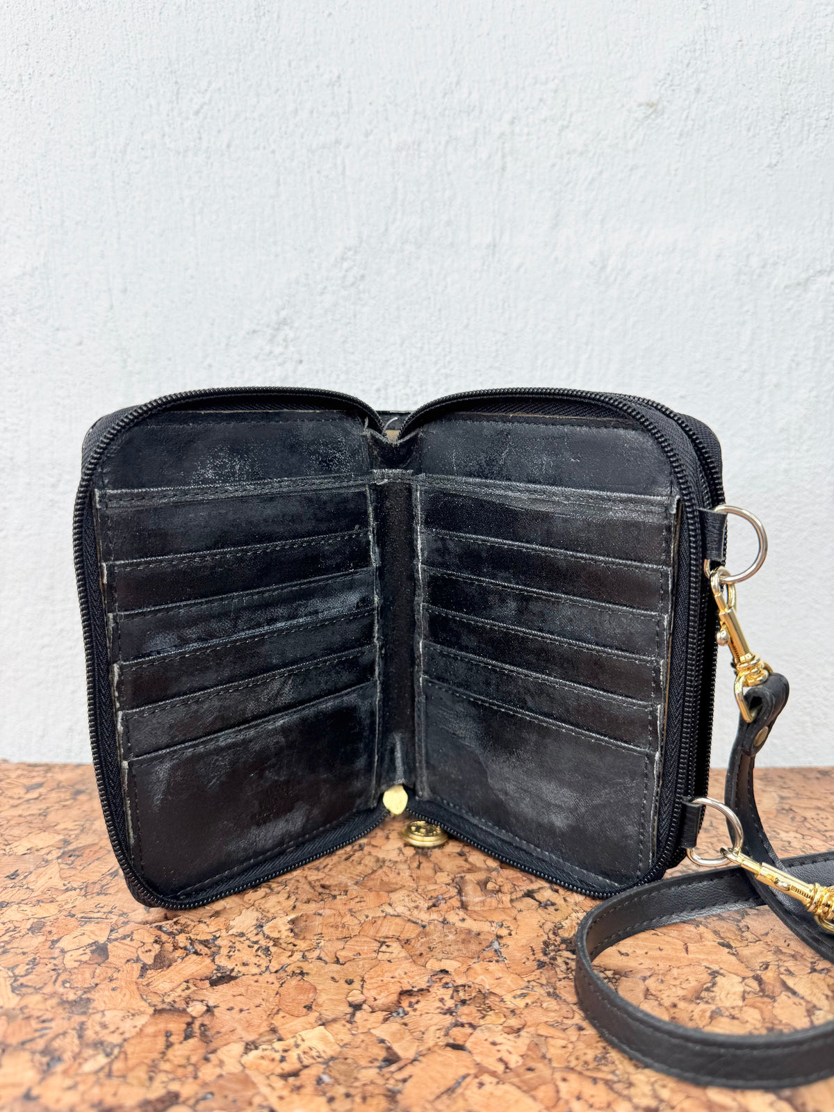 Vintage 90s Gianni Versace Patent Faux Croc Cross Body Bag