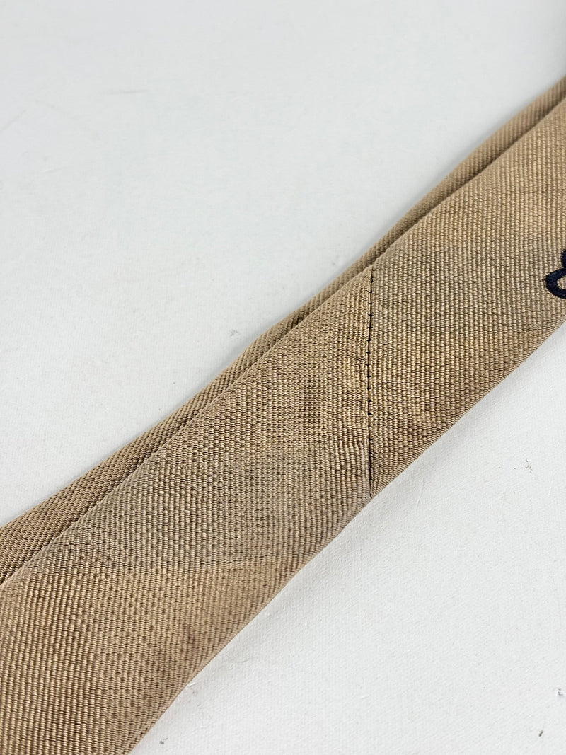 Hugo Boss Umber Silk Monogrammed Tie