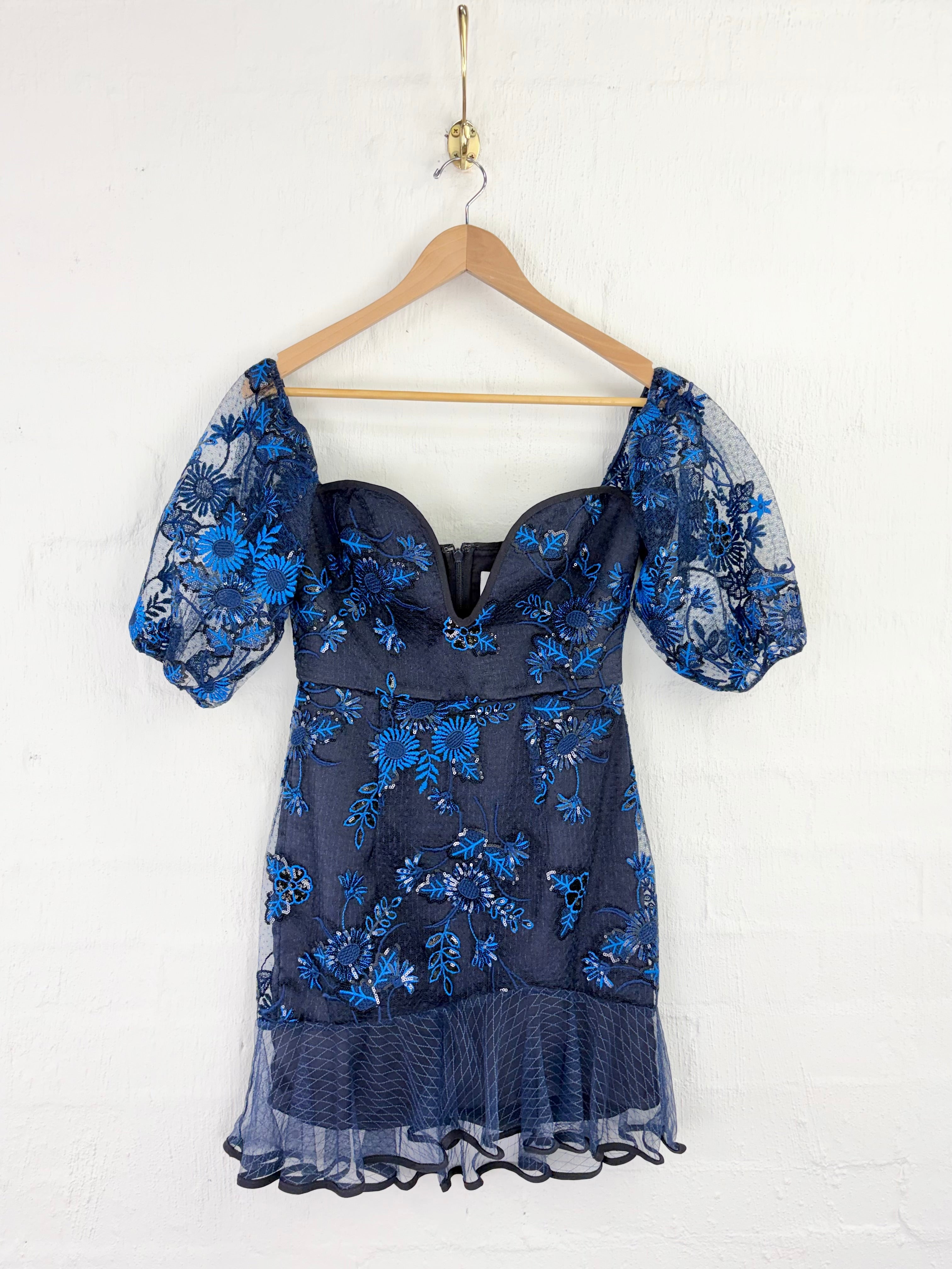 Alice McCall 'Mystery' Mini Dress in Ocean NWT - AU8