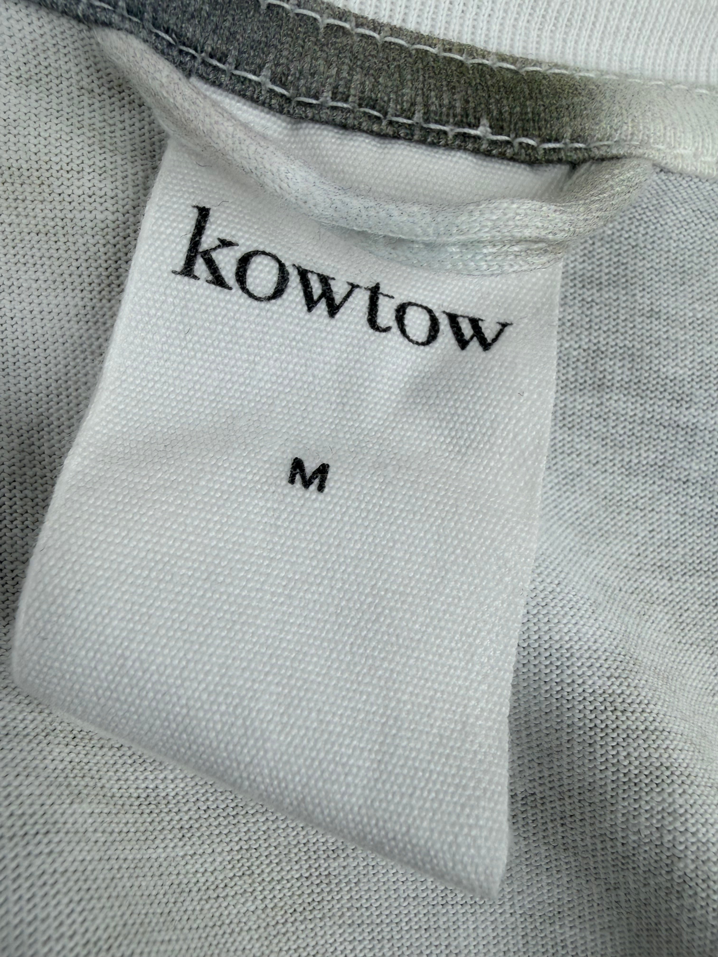 Kowtow White Green & Purple Abstract Floral Sleeveless Maxi Dress - AU10/12
