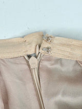 By Malene Birger Beige & Green Silk 'Isalai' Midi Skirt - AU10/12