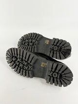 KOI Footwear 'Shelob' Metal Toe Black Platform Lace Ups - EU46