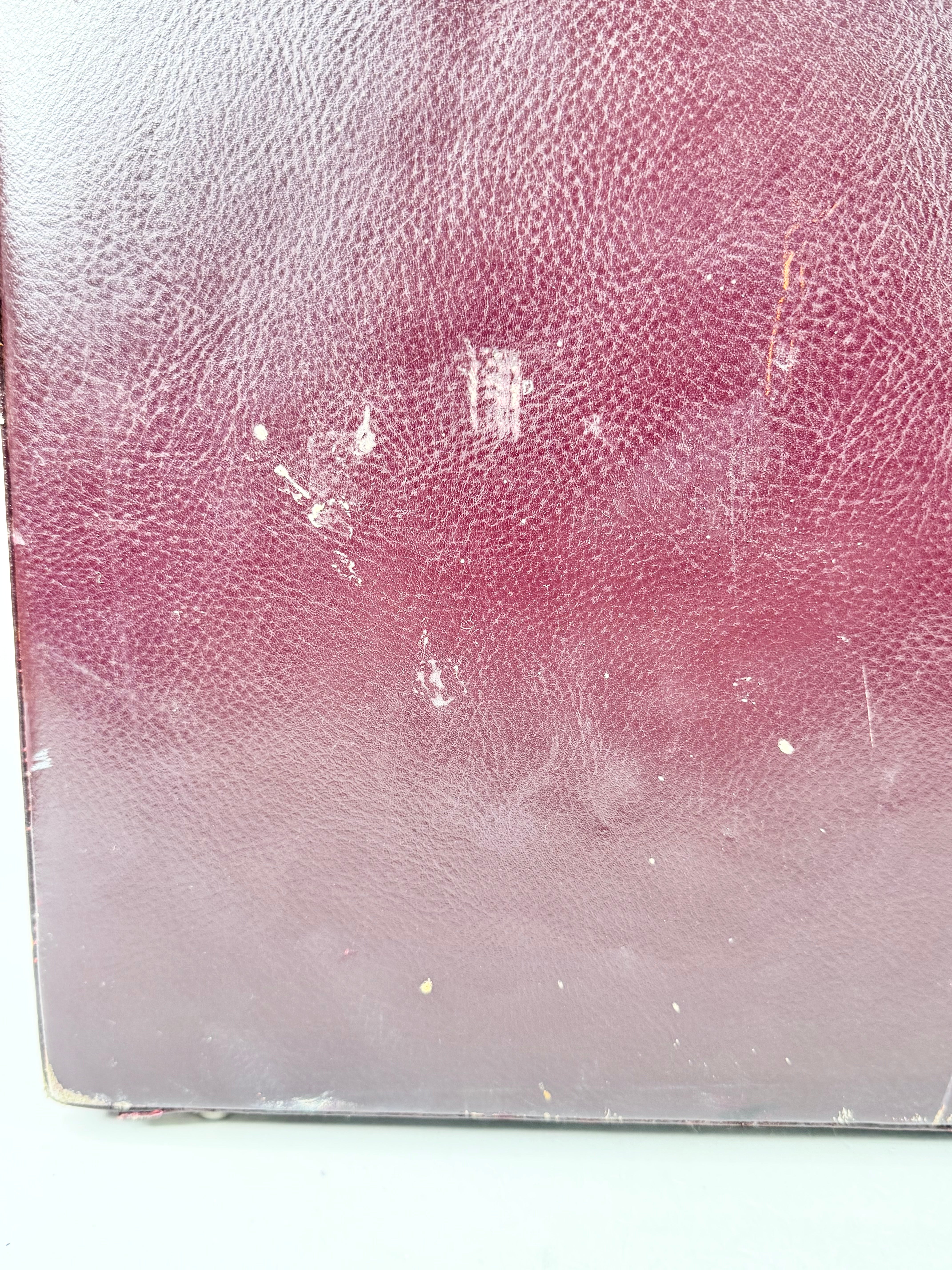 MFW Oxford Red Leather Briefcase