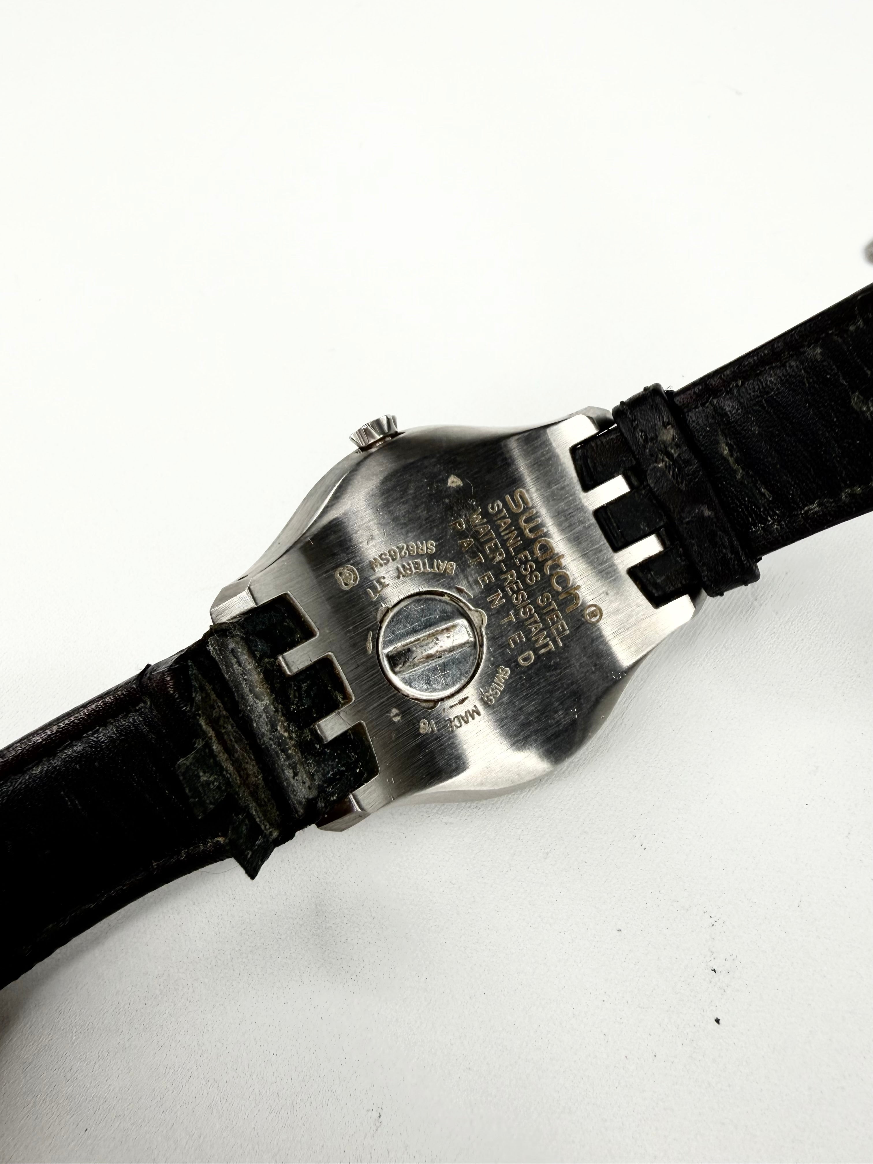 Swatch Irony Big Black Dial with Arabic Numerals