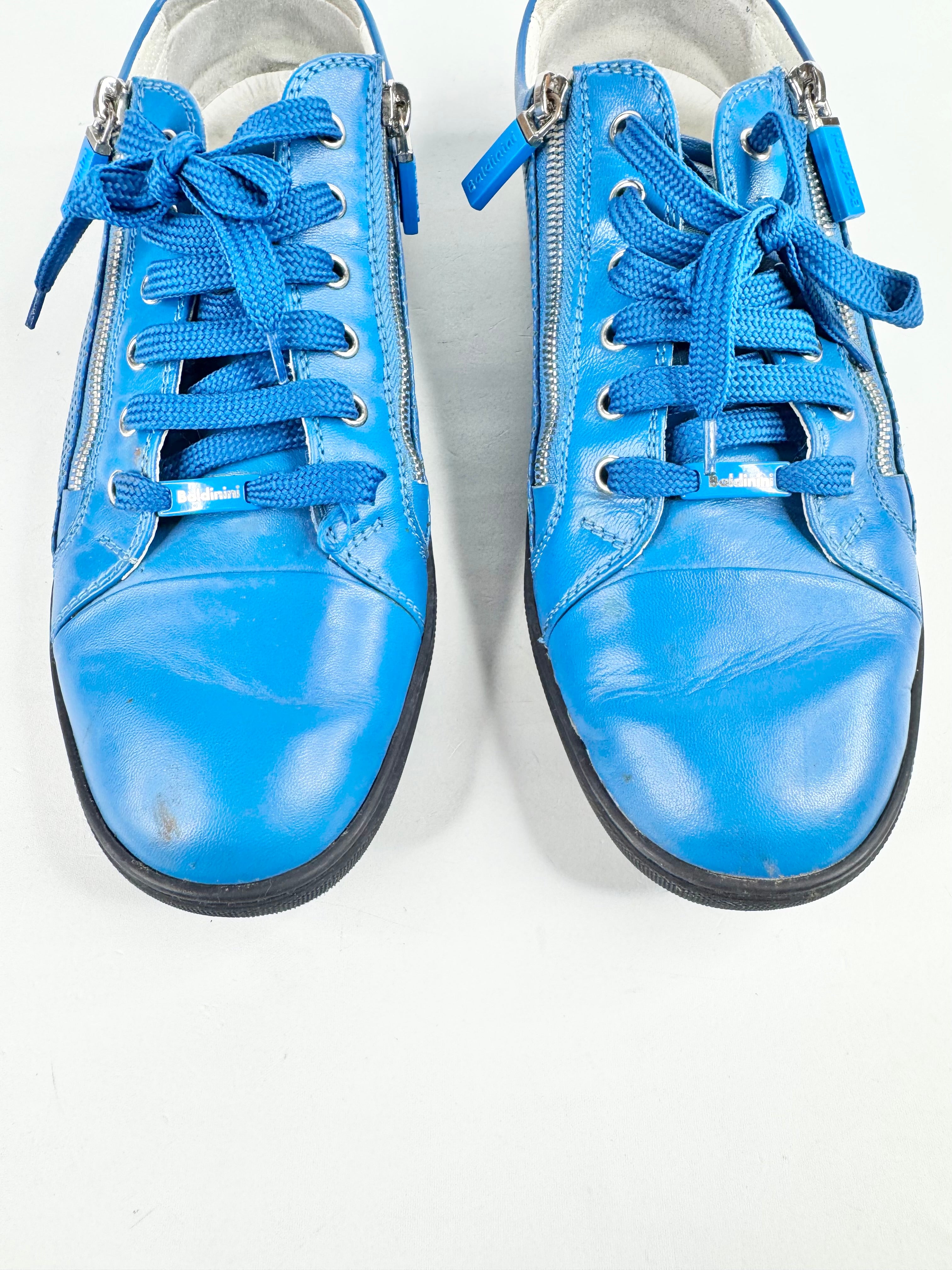 Baldini Electric Blue Lace Up Shoes - EU43