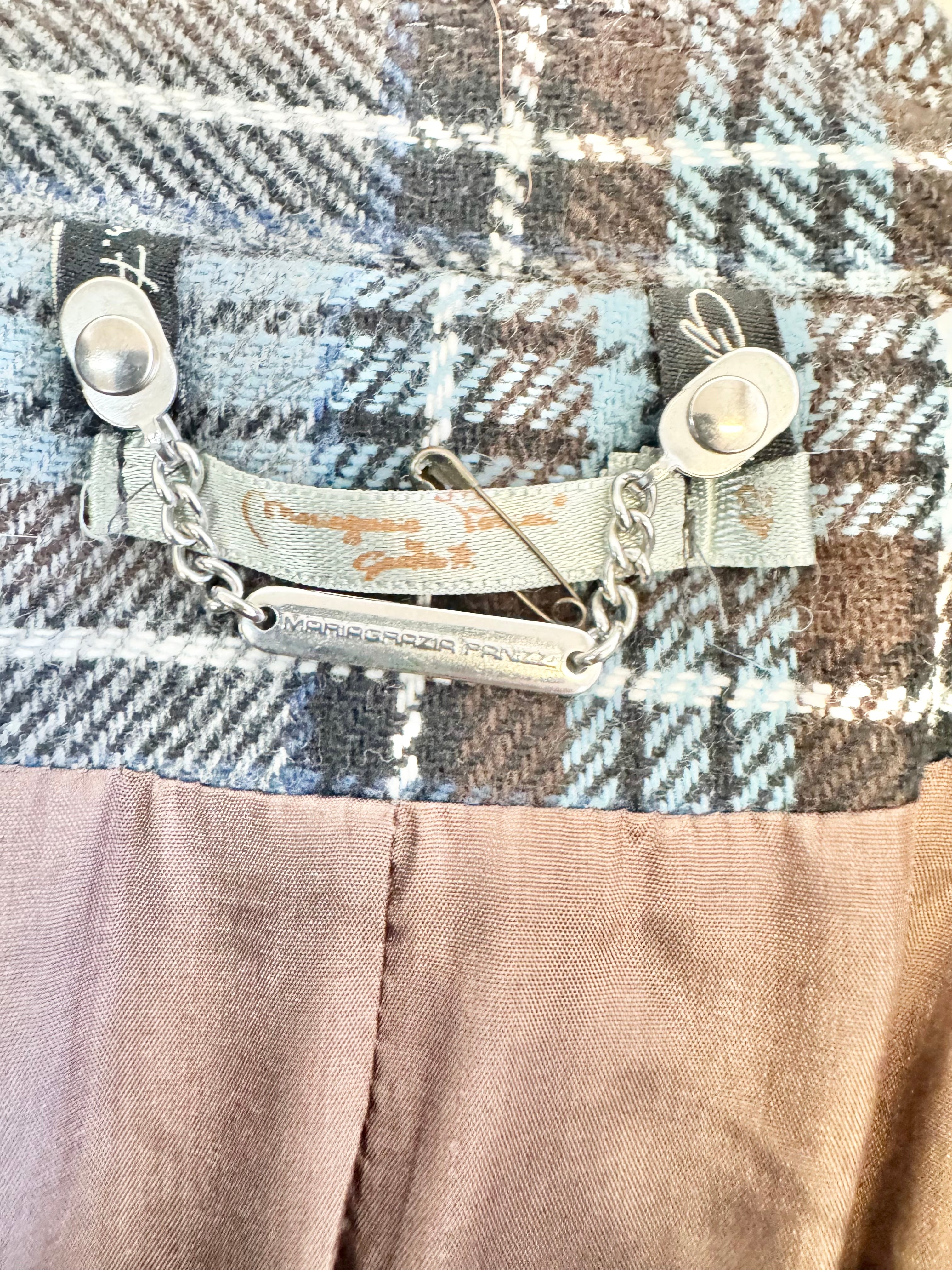 Mariagrazia Pannizi Jacket Trouser Trim Blazer - AU10