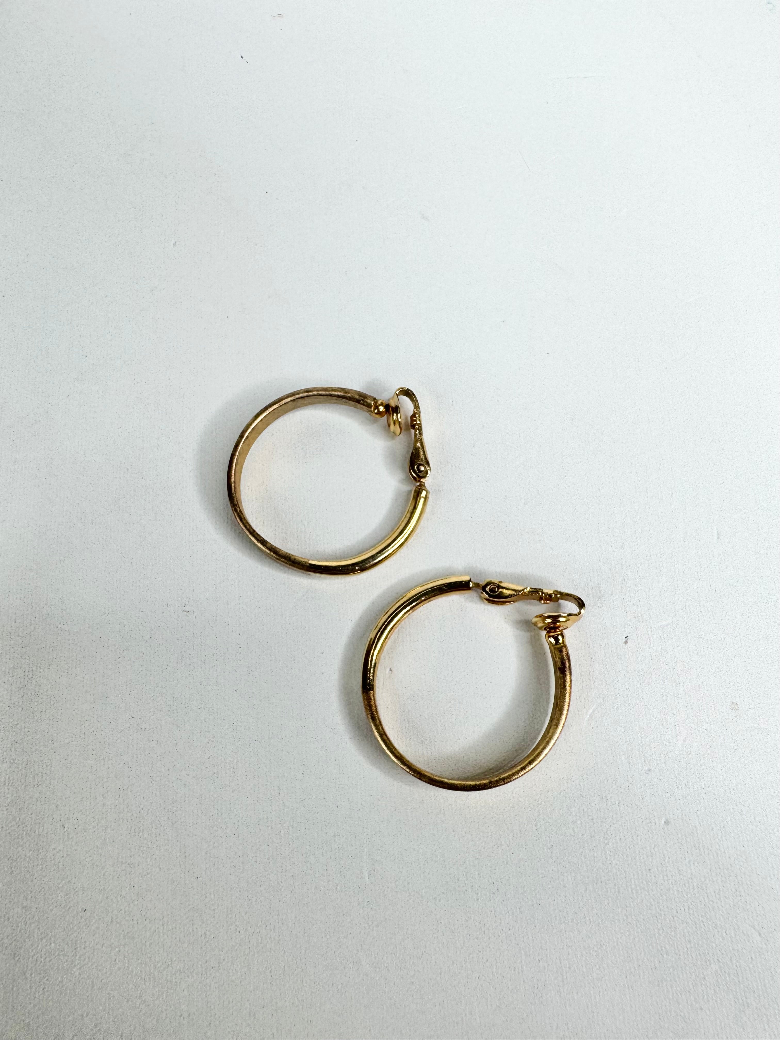 MFW Gold Hoop Earrings