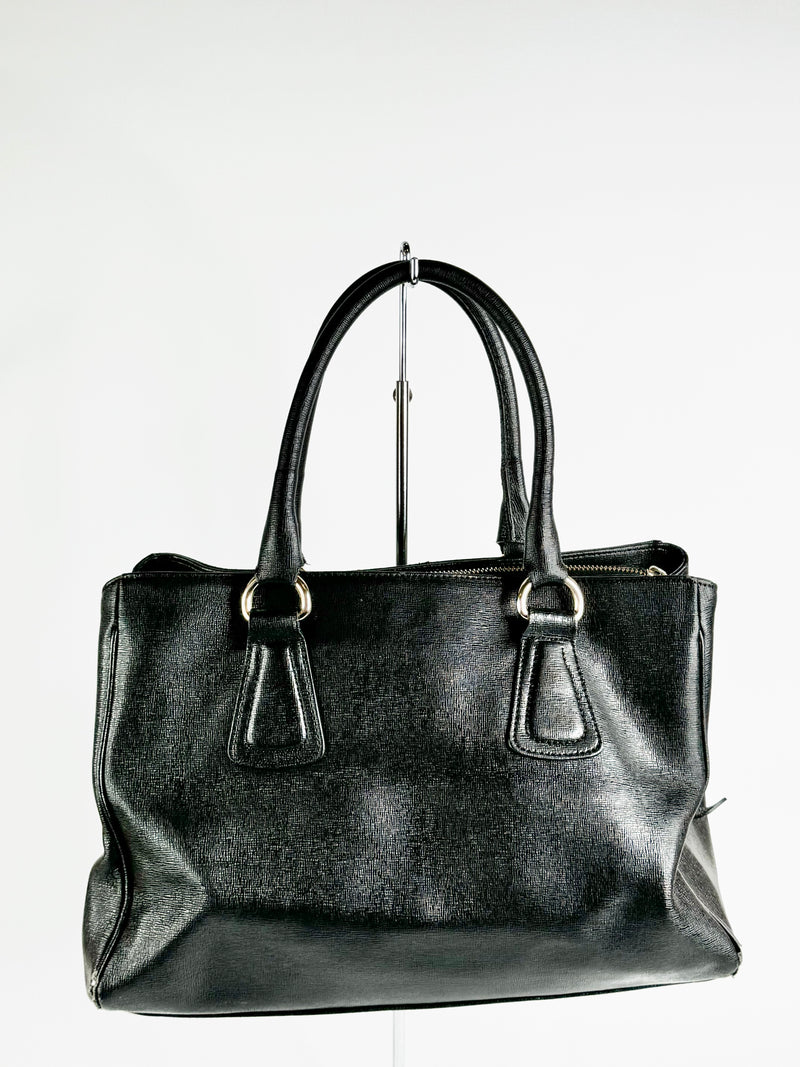 Vintage Filippo Raphael Textured Black Bag