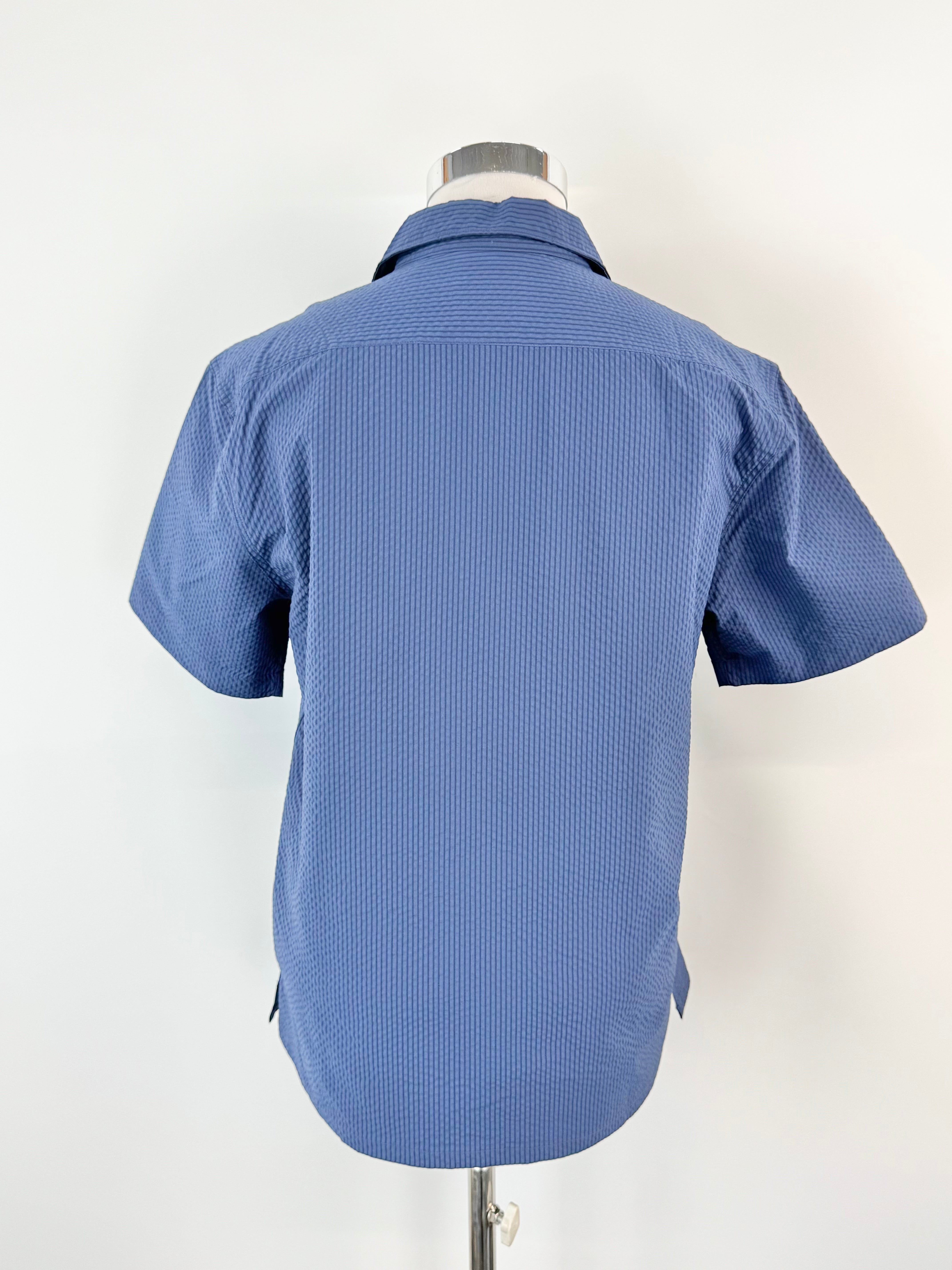 Vintage Levi's Blue Shirt Sleeve Shirt - M
