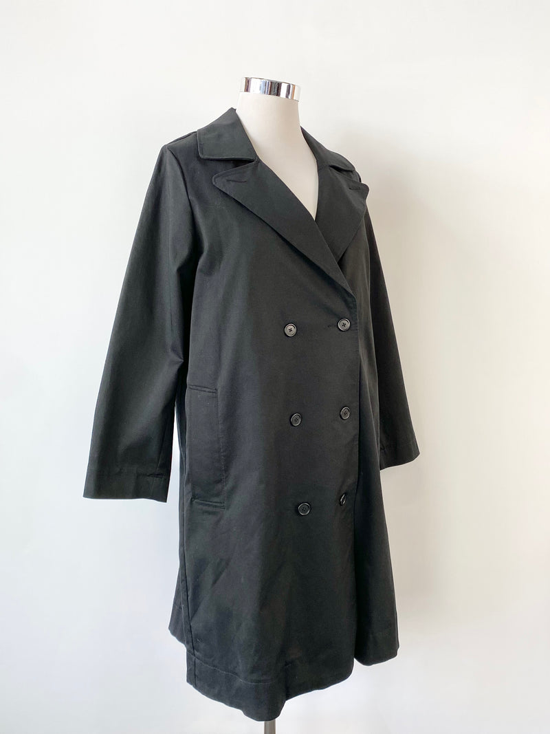 Lee Mathews Black Trench Coat - AU12