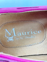 Maurice by JC Studios Fuchsia Suede Tassel Loafers - EU43