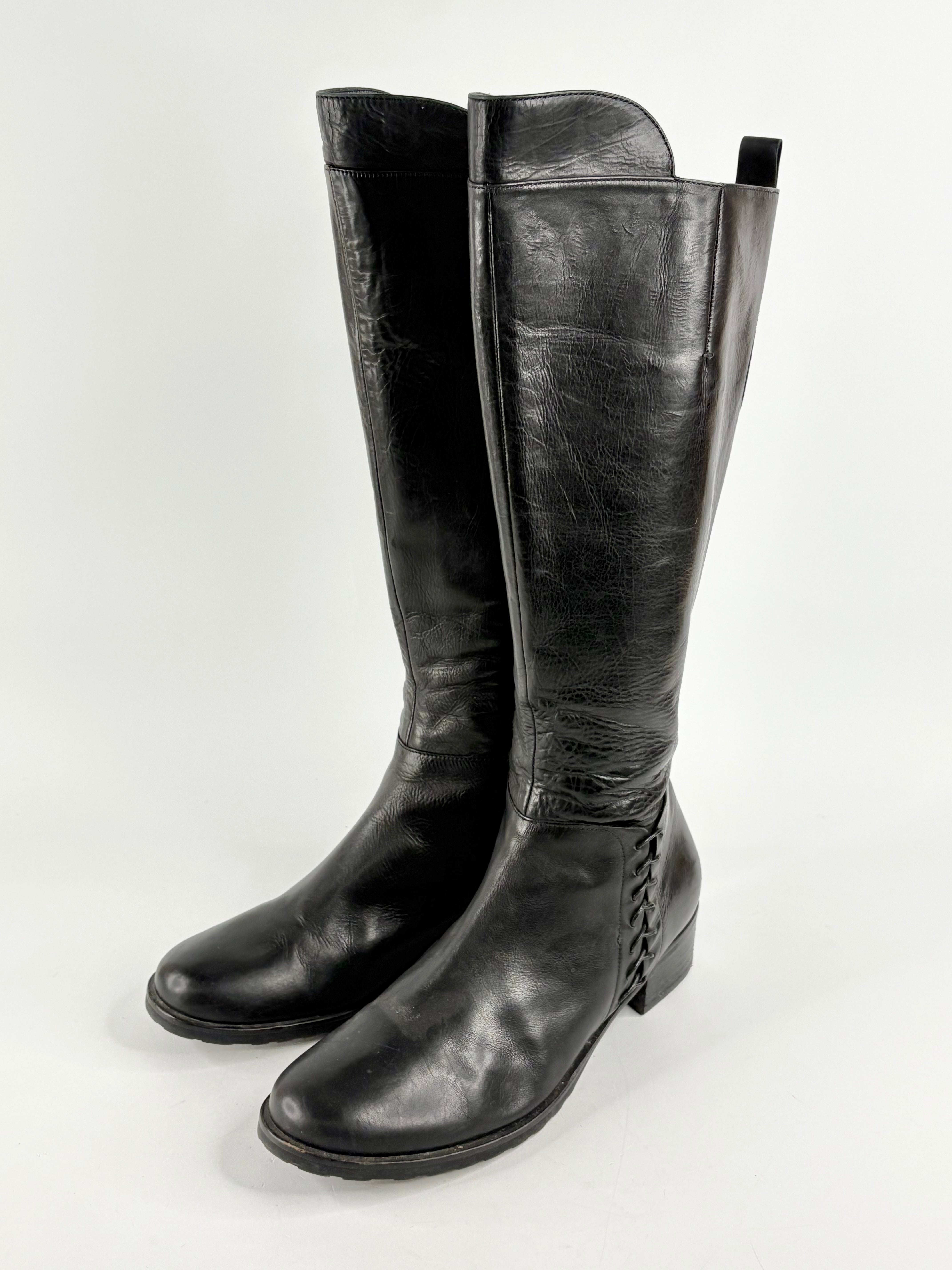 Högl Black Leather Riding Boots - EU39.5