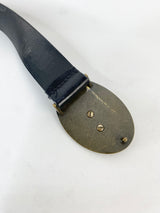Lacoste Black Leather Belt