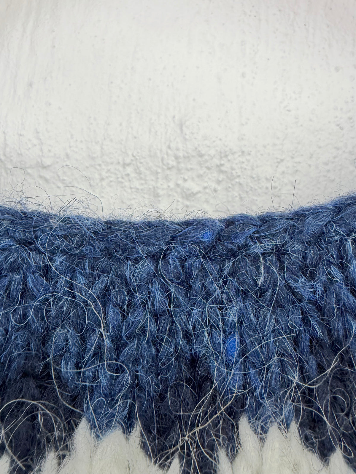 The Hand Knitting Association of Iceland Sea Blue Knitted Midi Dress - AU6/8