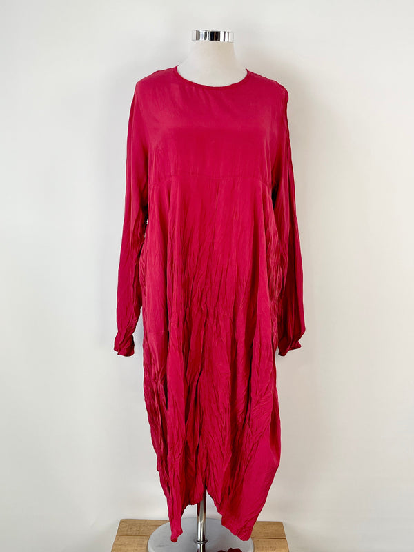 Cocon.Commerz Privatsachen Scarlet Red Silk Dress - AU10/12/14