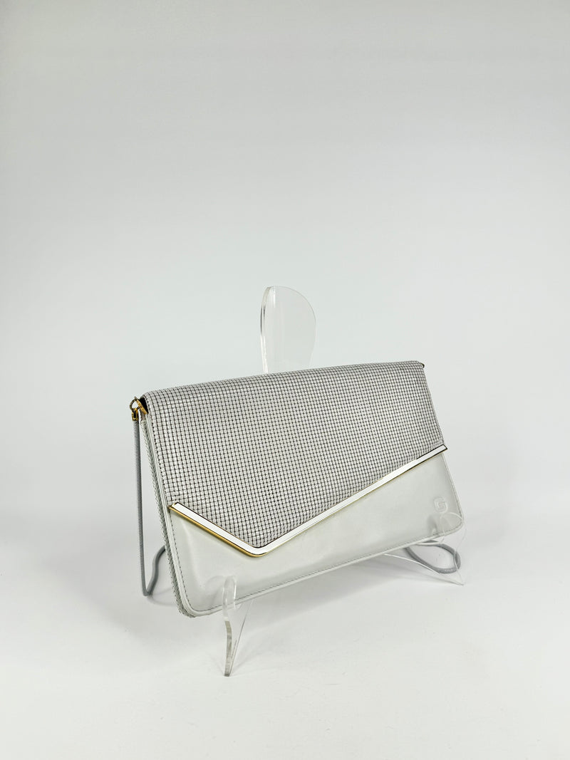 Vintage Glomesh Grey Shoulder Bag