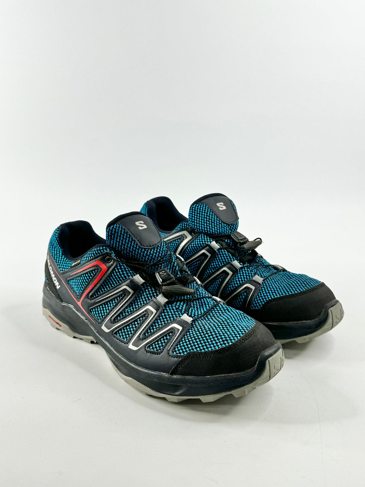 Salomon Blue Custer Elastic Lace Sneakers - EU46