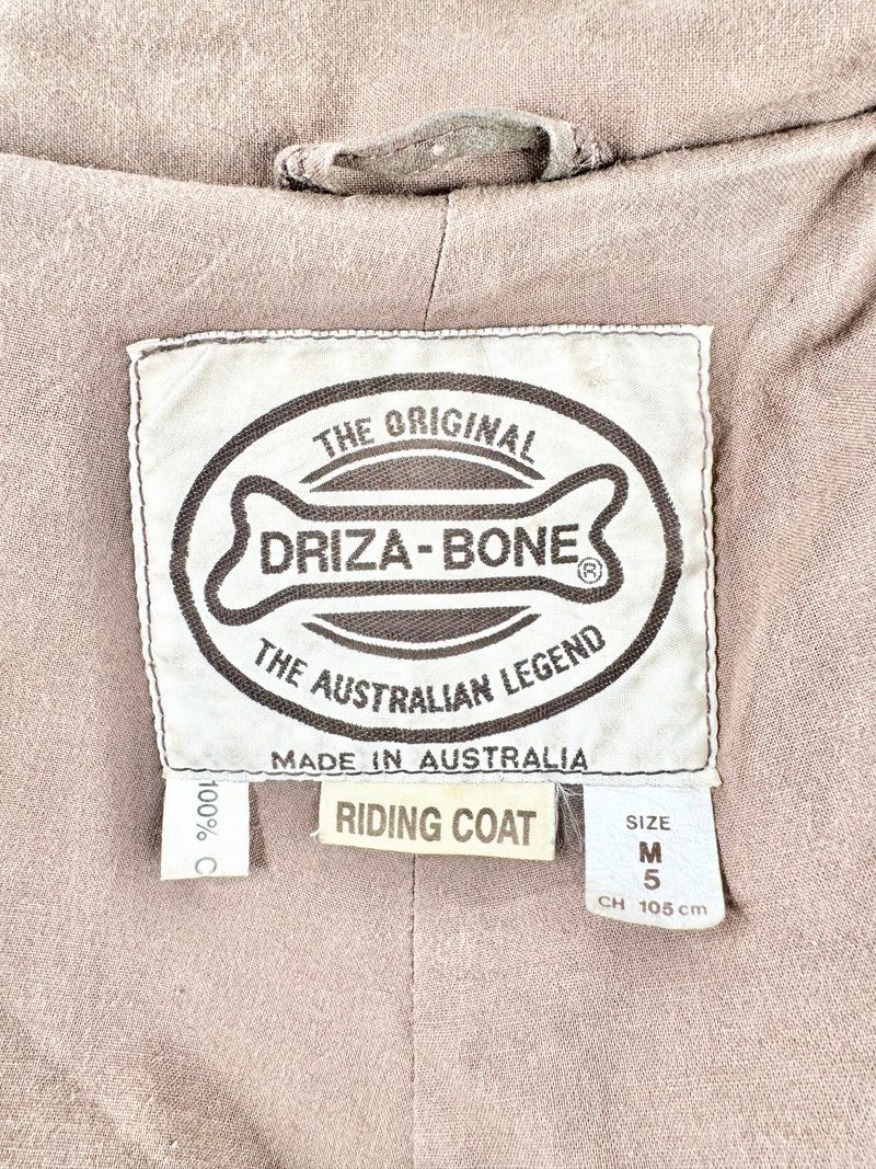 Vintage Driza-Bone Brown Oilskin Riding Jacket - M