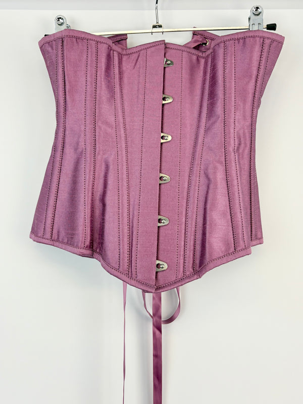 Corset Story Pink Satin-Finish Corset - 22"