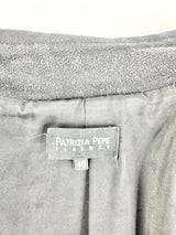 Patrizia Pepe Black Wool Blend Coat - AU8/10