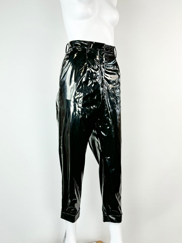 No.21 Black Patent Skinny Pant - AU10