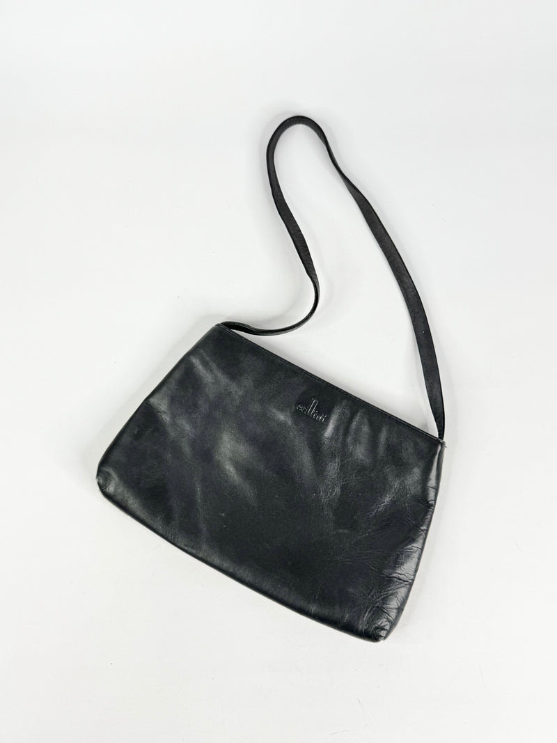 Vintage Cellini Black & Snakeskin Pattern Bag