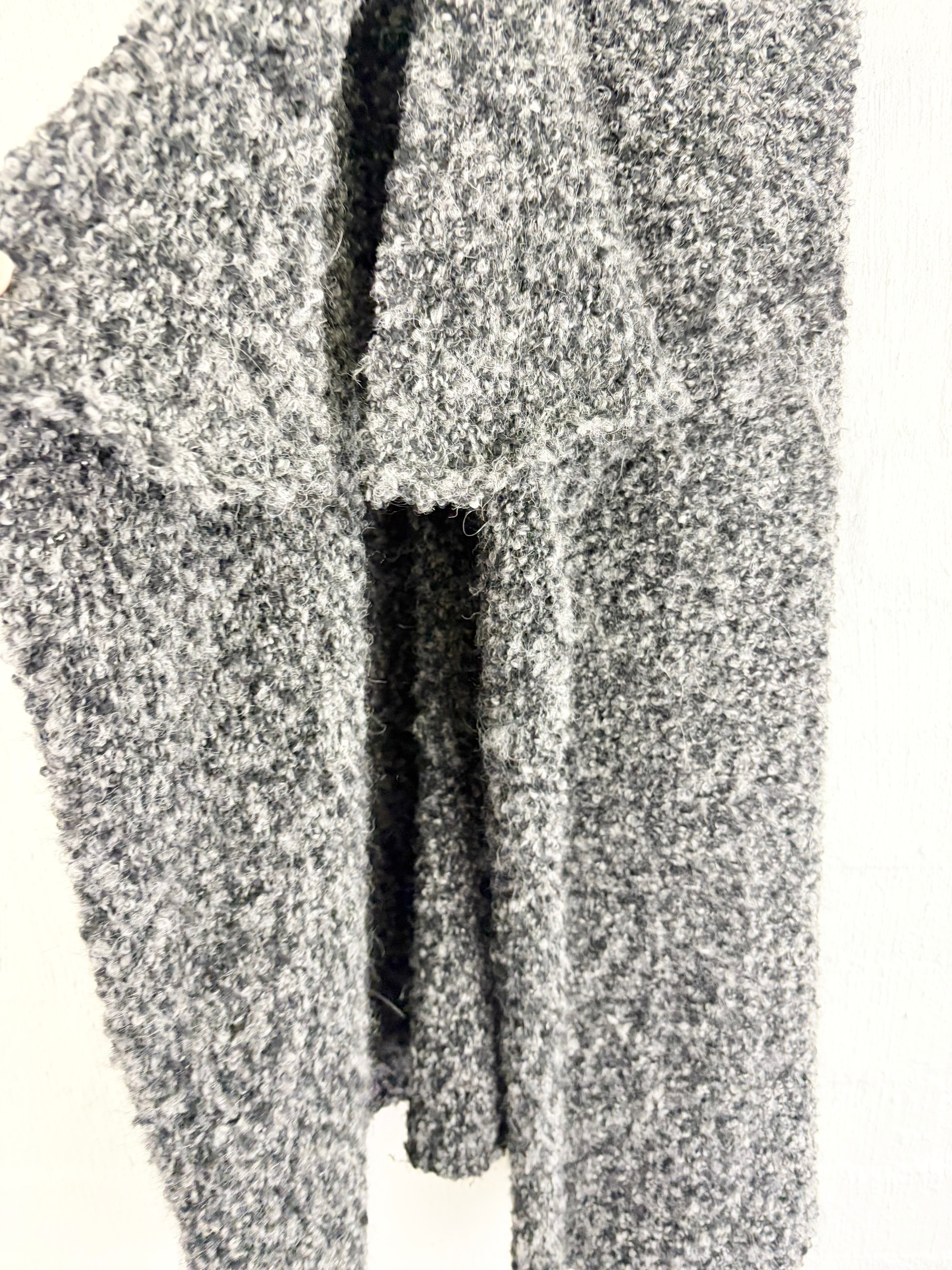 Ess. Hoshika Laboratory Charcoal Boucle Wool Garment - AU10
