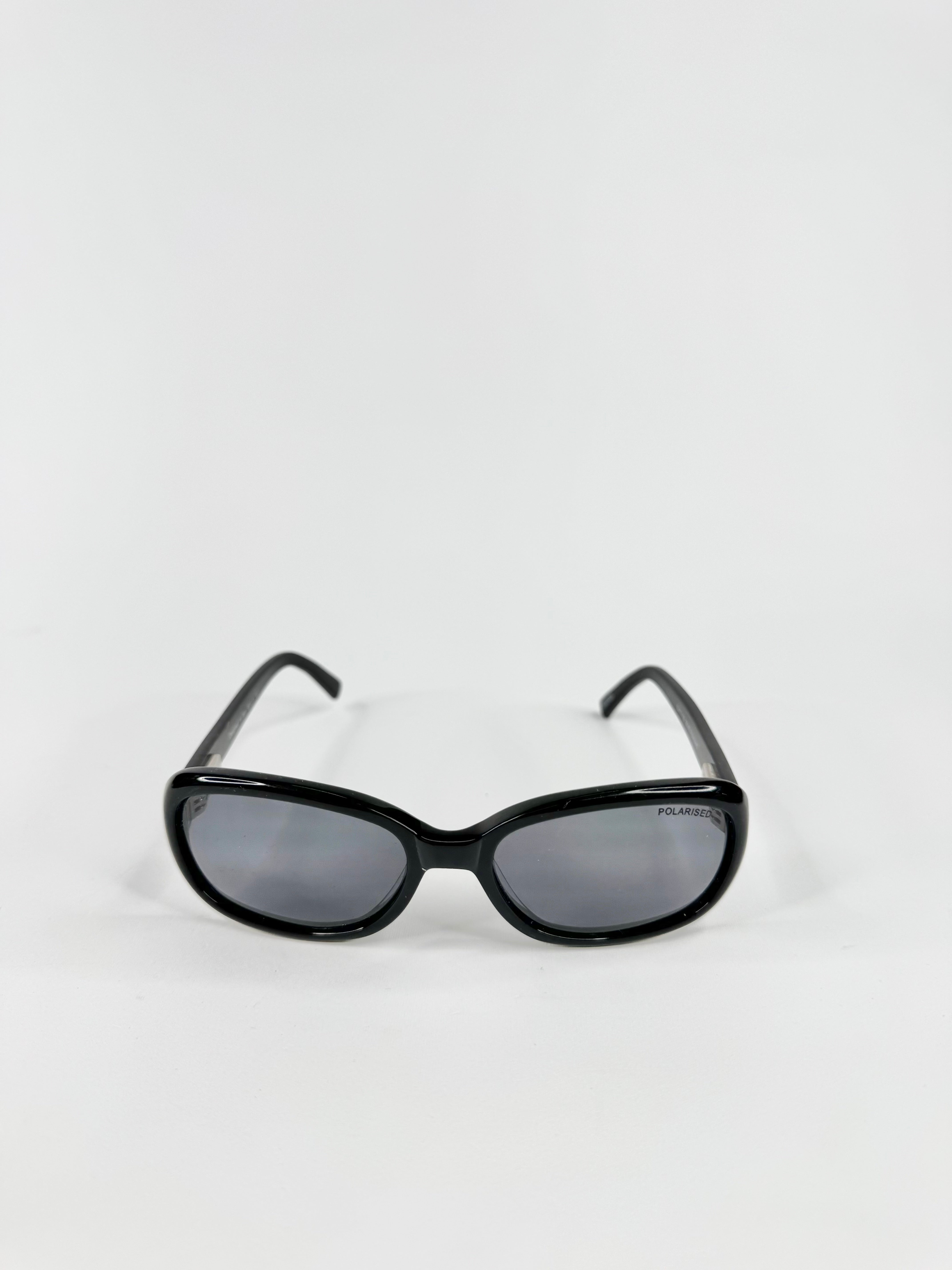 Bill Bass Black Polarized Sunglasses