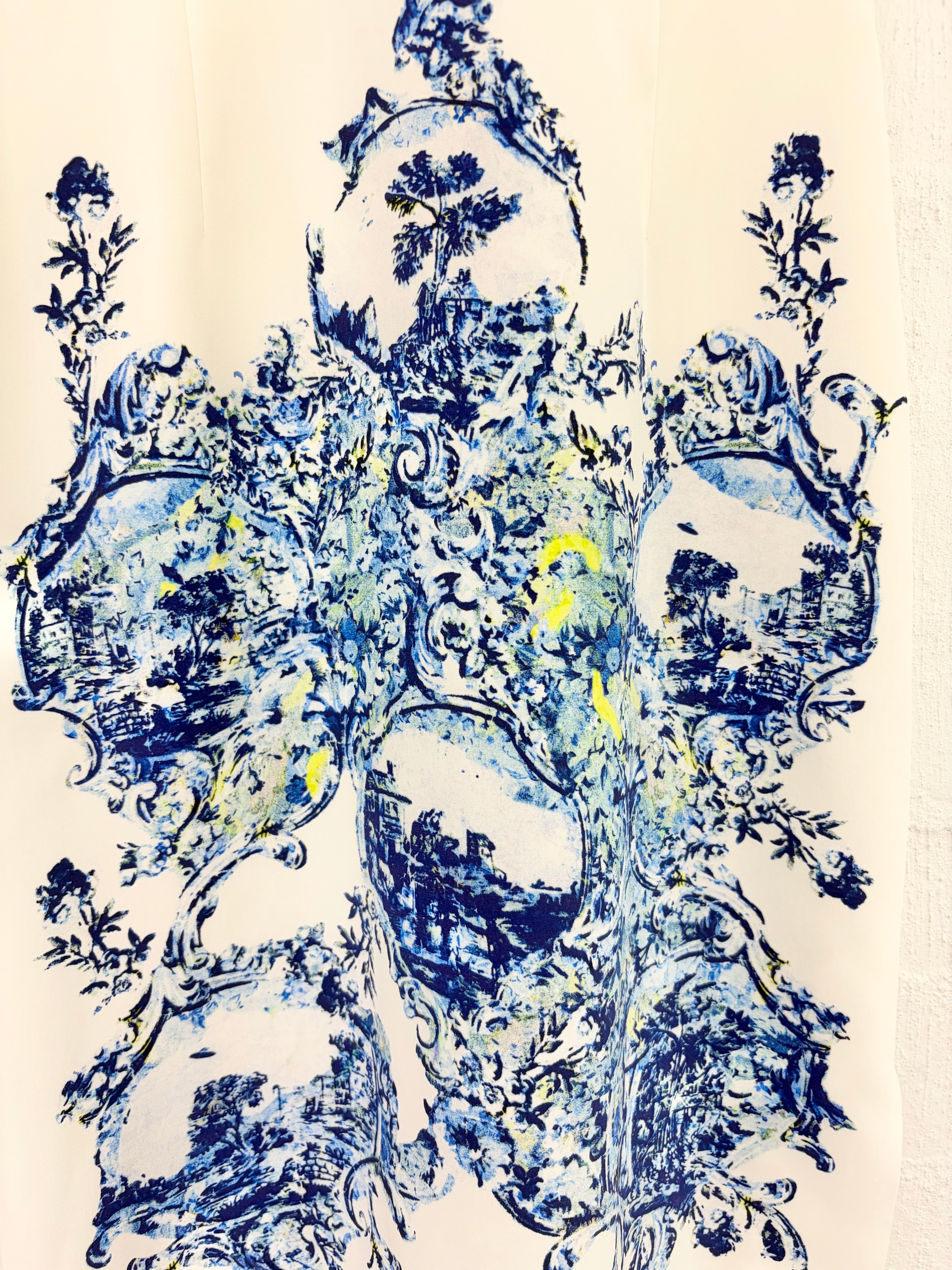Erdem Delft Print Sheath Dress - AU10
