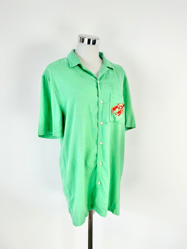 Kenji Green Rock Lobster Shirt - S