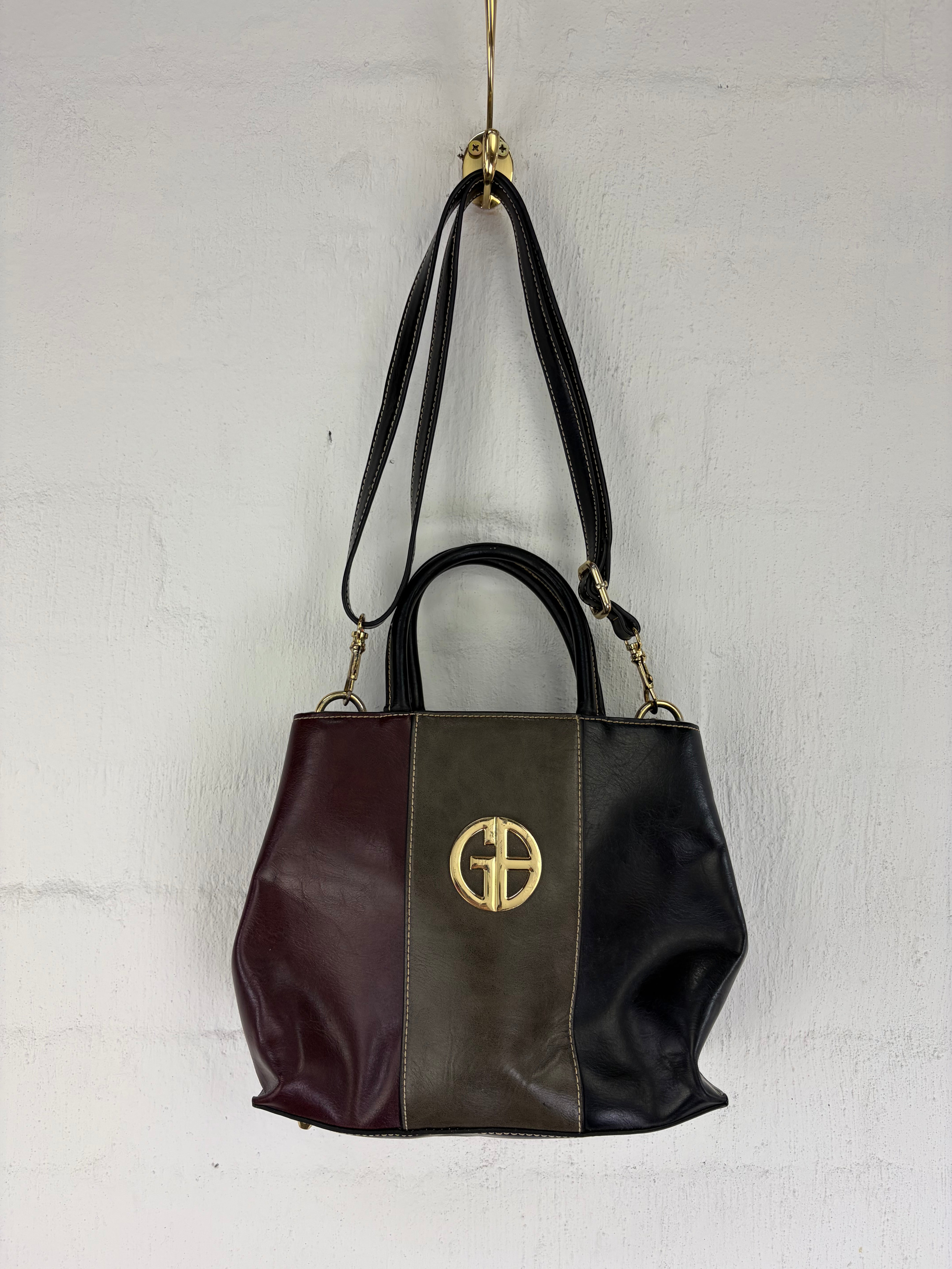 Gianibernini Vintage Tricolour Handbag