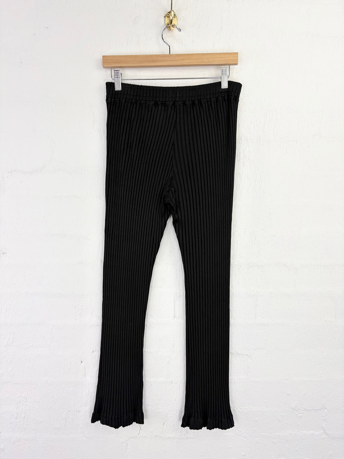 Birgitte Herskind Black Ribbed Stretch Pant - AU8