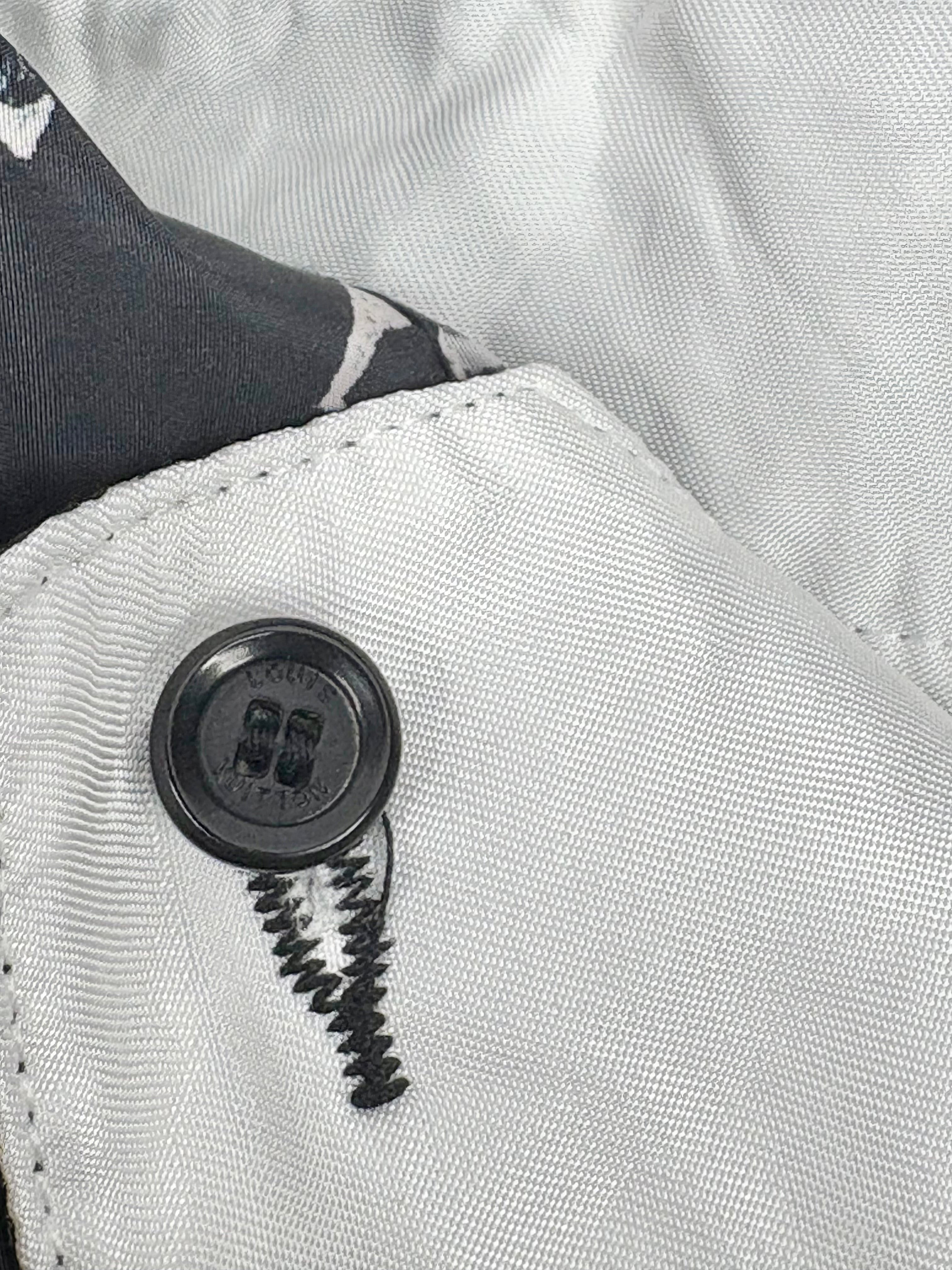 Louis Vuitton Black Synthetic Monogrammed Joggers -  AU4/6