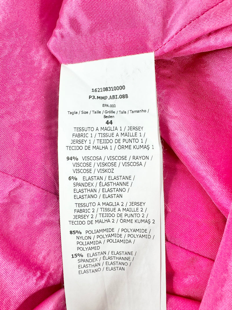 Max Mara Hot Pink Midi Dress - AU10/12