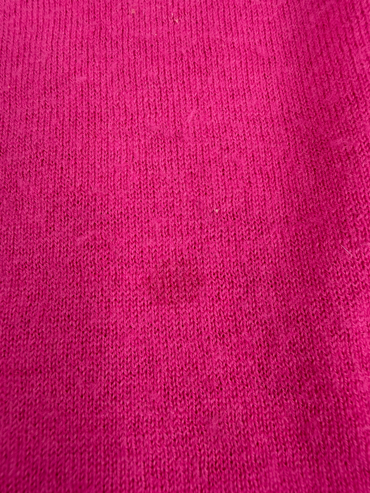 Aleger Hot Pink Wool & Cashmere V-Neck Sweater - AU8/10