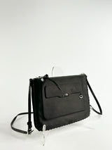 Mimco Black Neoprene Cross Body Bag