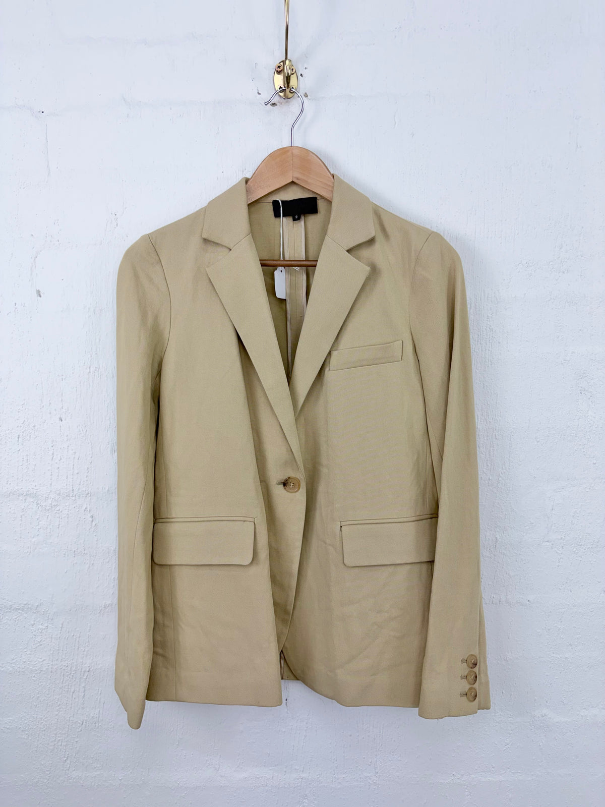 Nili Lotan Fitted Wheaten Blazer - AU10