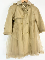 jnby by JNBY Kids Beige Mesh-Layered Coat - 120/56