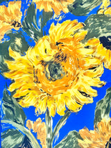 Vintage Metropolitan Museum of Art Impressionist Sunflowers Scarf
