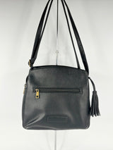 Cosgrove & Beasley Black Grained PU Shoulder Bag