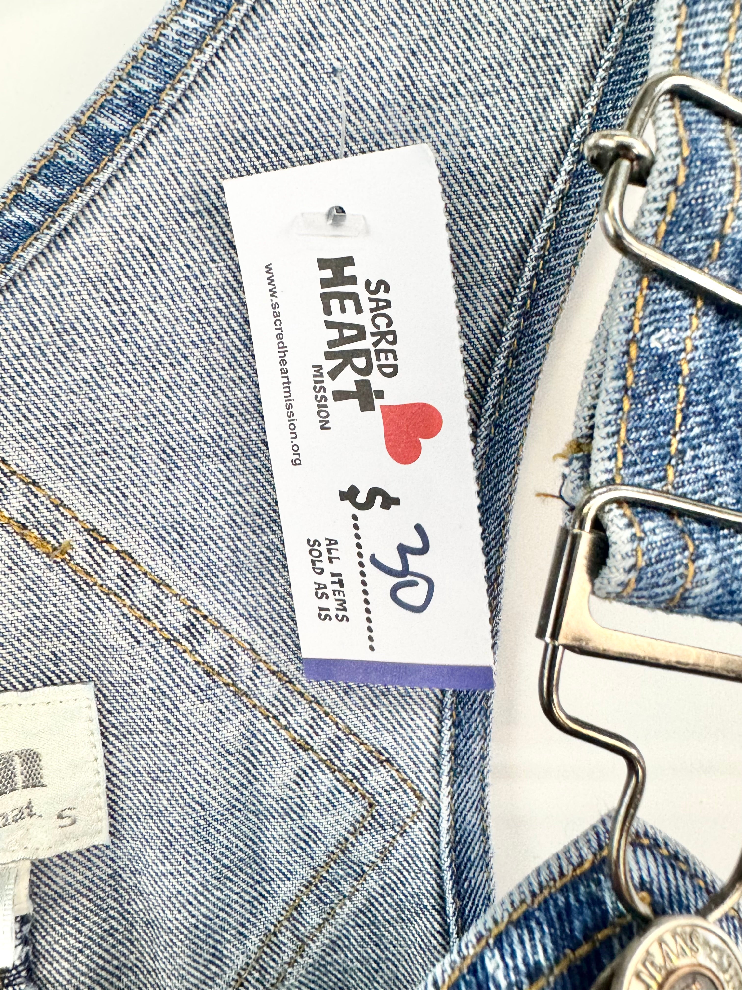 Vintage 90s Sussan Cotton Dungarees - AU8/10